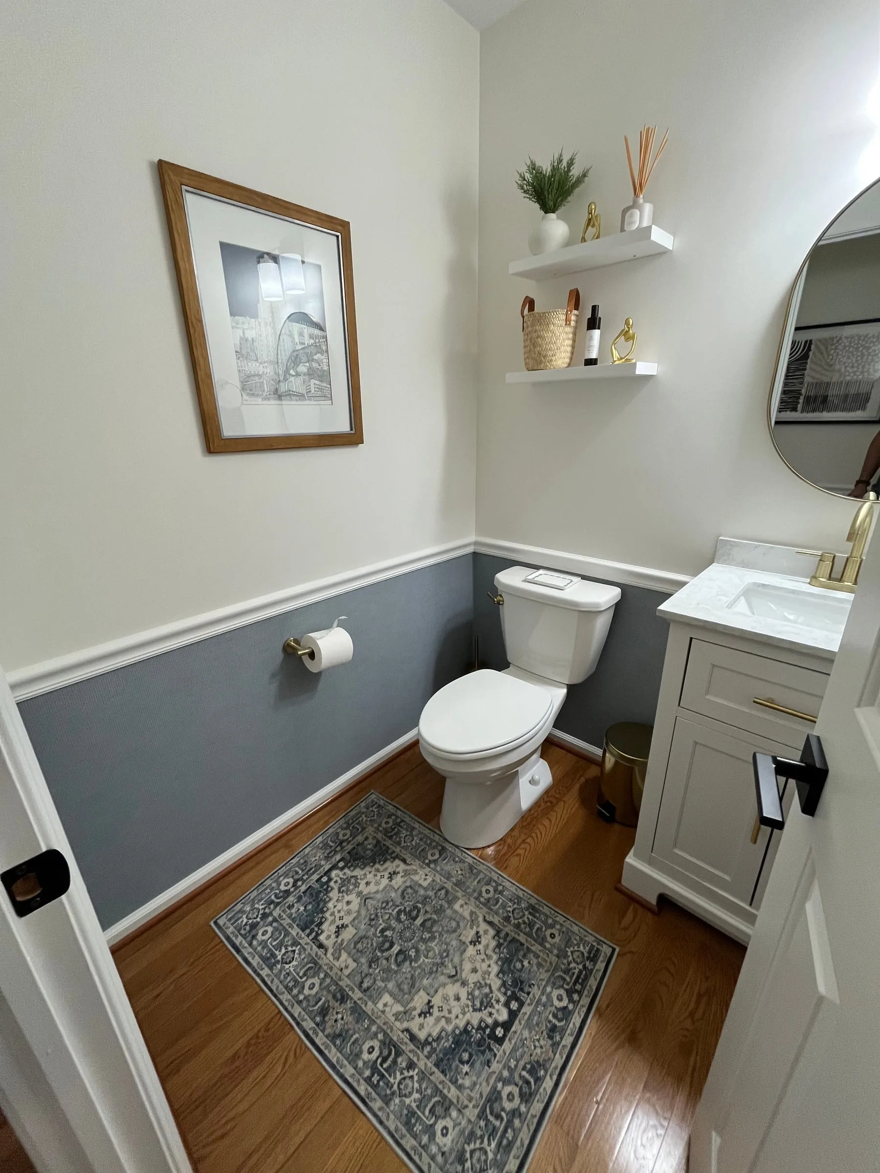 Bathroom Chair Rail