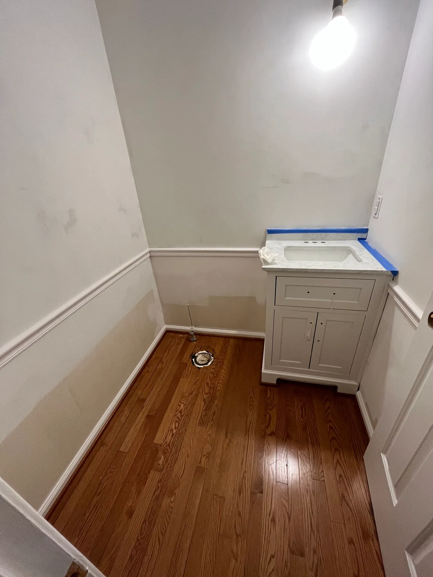 Bathroom Chair Rail 2