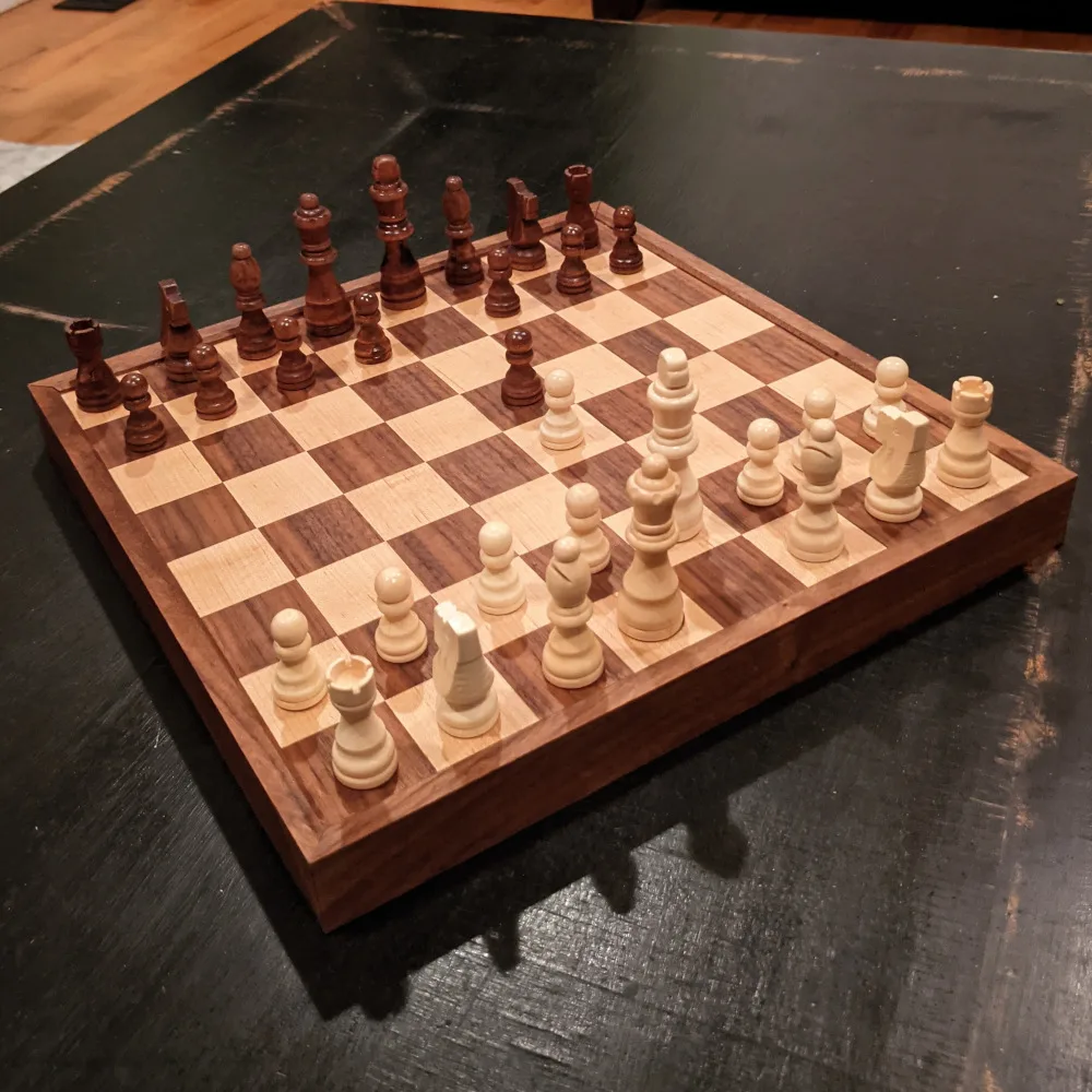 Inlaid Chess Board